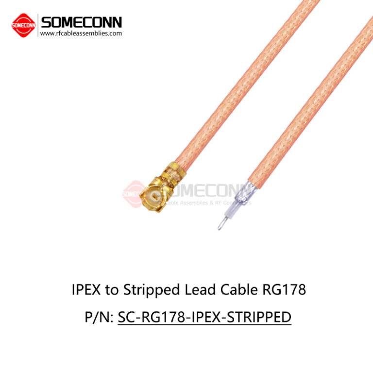 IPEX to Stripped Lead Cable, U.FL to Stripped Lead cable