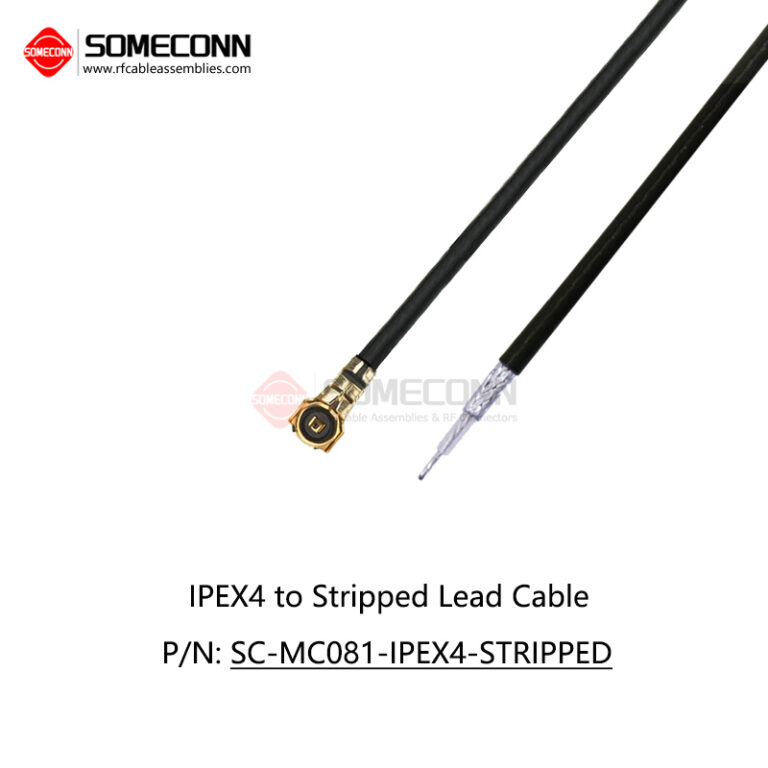 IPEX4 MHF4 to Stripped Lead Cable