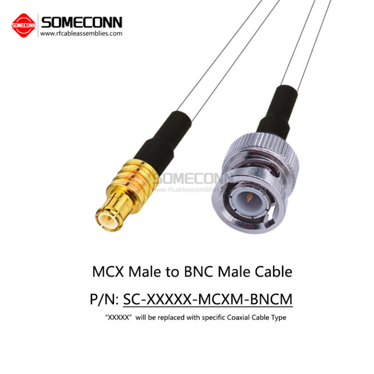 MCX Male to BNC Male Cable