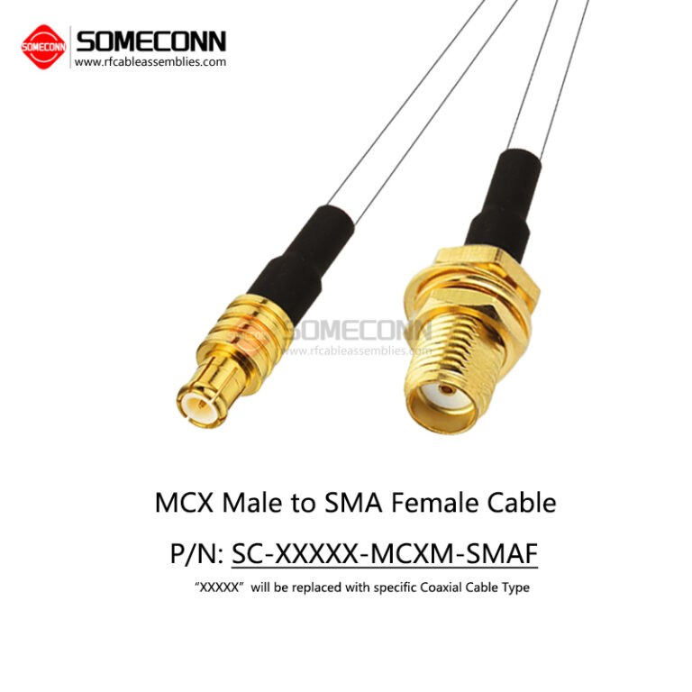 MCX Male to SMA Female Cable