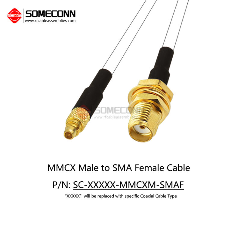 MMCX Male to SMA Female Cable