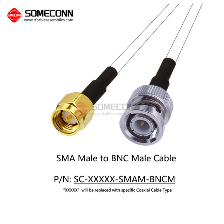 SMA Male to BNC Male Cable