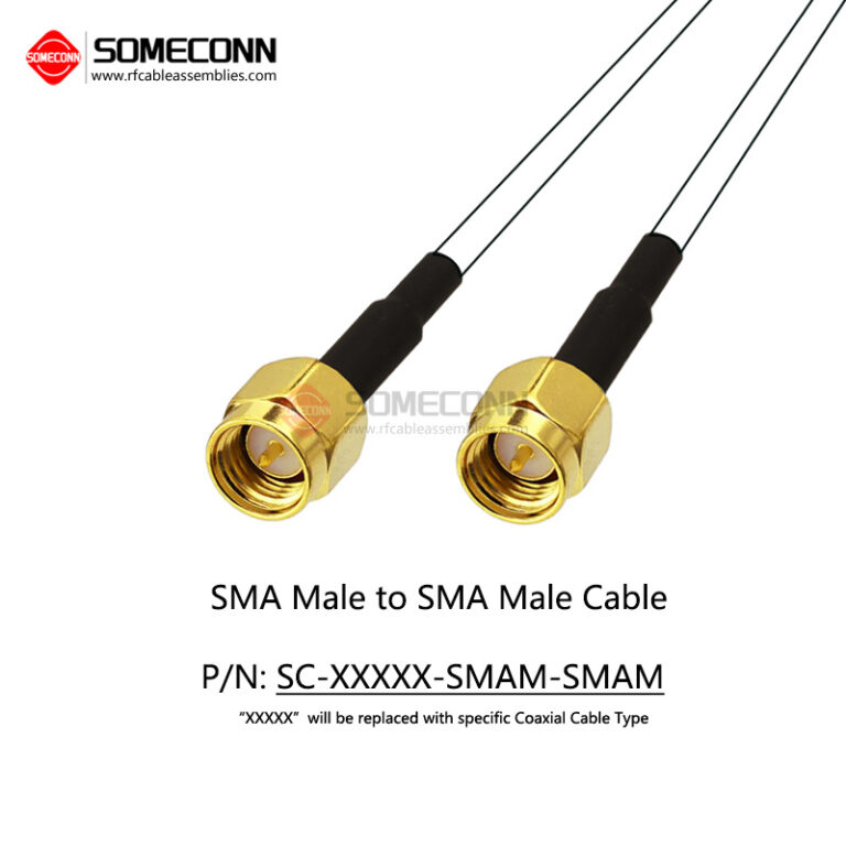 SMA Male to SMA Male Cable