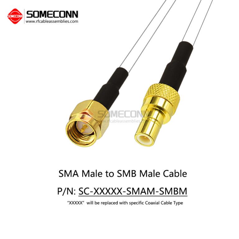 SMA Male to SMB Male Cable