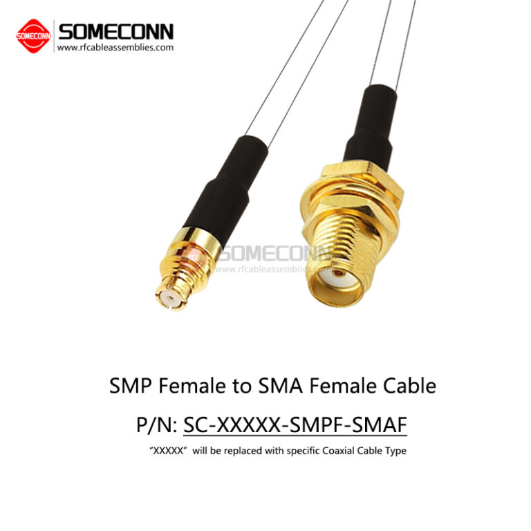 SMP Female to SMA Female Cable