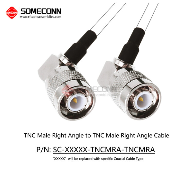 TNC Male Right Angle to TNC Male Right Angle Cable